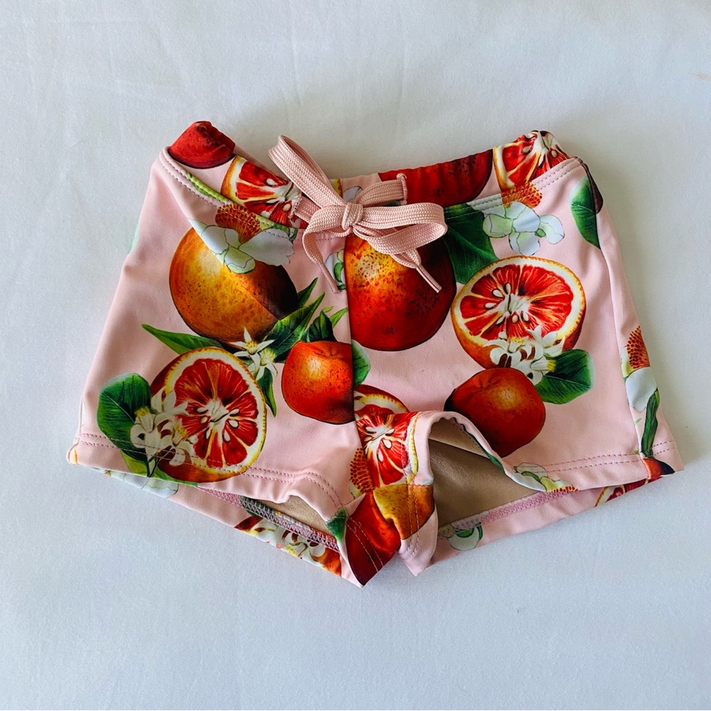 Kortni Jeane Grapefruit Toddler Swim Bottoms